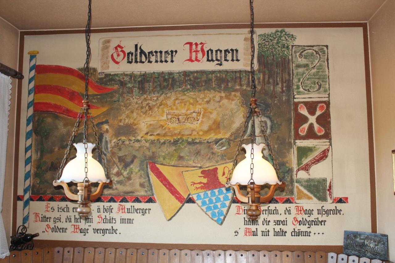 Hotel Zum Goldenen Wagen Maulburg Eksteriør billede